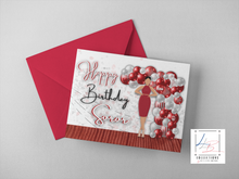 Load image into Gallery viewer, Happy Birthday Soror DST Note Card
